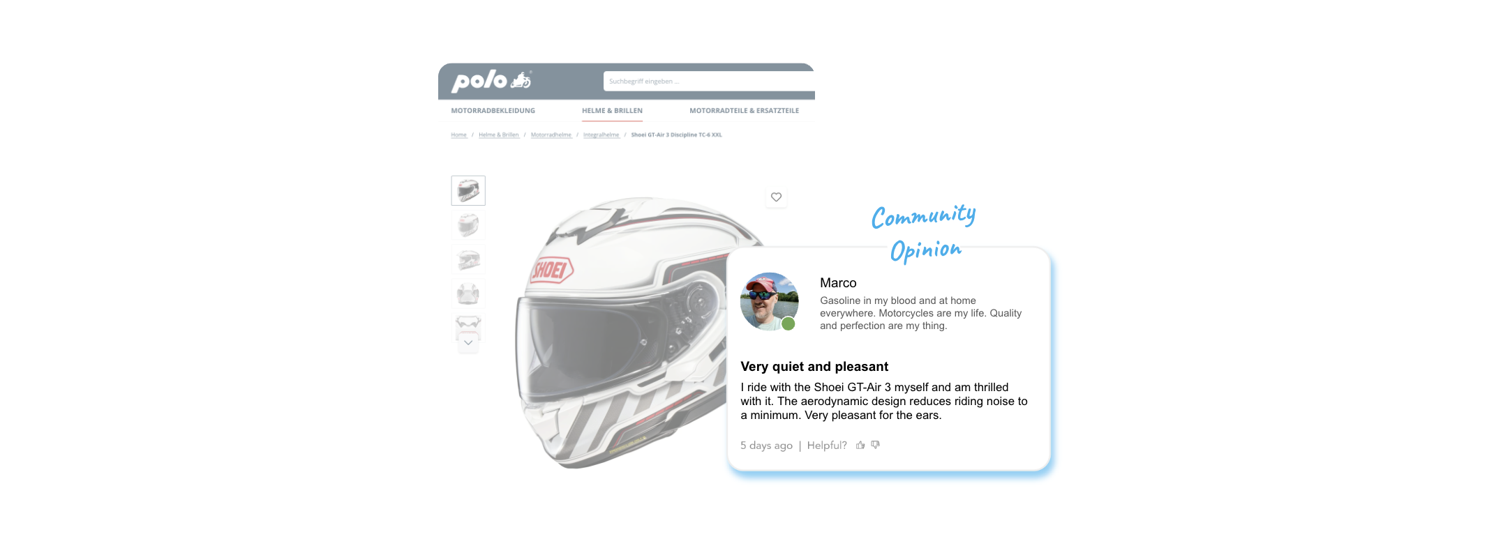 How Polo Motorrad Is Powering Product Discovery in AI with Community Content