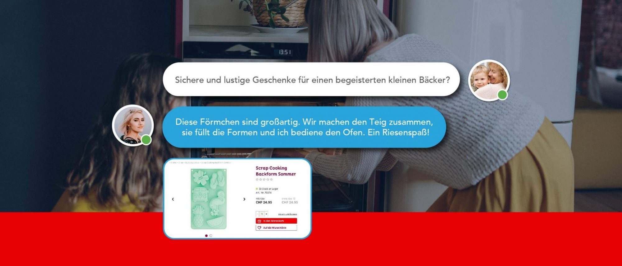 Betty Bossi: Jetzt auch führend in der Live-Kochberatung